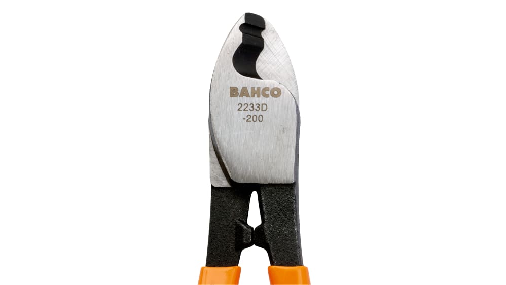 Bahcoケーブルカッター ニッパー 全体長さ:200 mm 最大切断能力 Bahcoケーブルカッター ニッパー 全体長さ:200 mm 最大切断能力