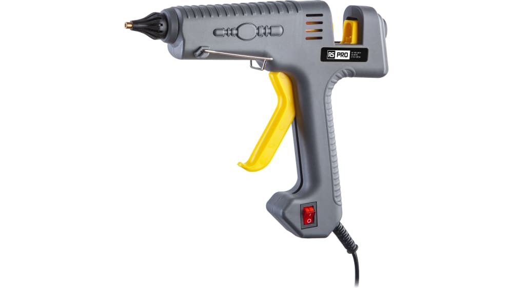 Pistola per colla a caldo, 60/100 W pistola a caldo professionale, con 15 pezzi di bastoncini di colla da 11 mm x 220 mm, per scuola, fai da te, riparazioni rapide a