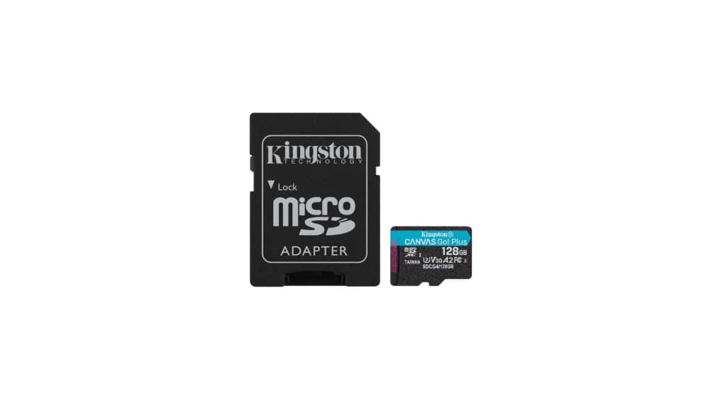 Kingston 128 GB MicroSDXC Micro SD Card, A2, Class 10, U3, UHS-I, V30