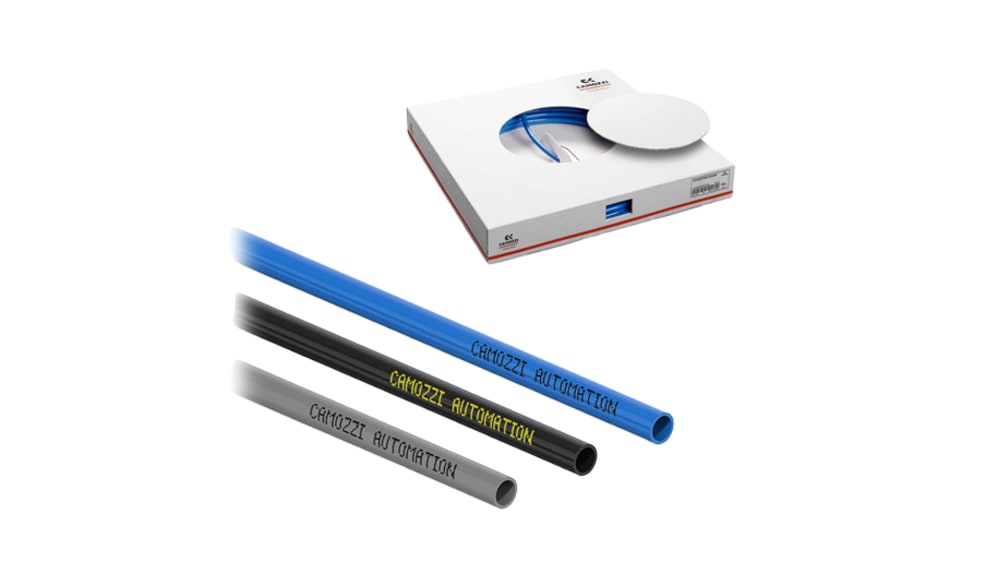 HUAZIZ Kit Tuyau Air Polyuréthane Noir 5M 10mm OD X 6.5mm ID Avec 14 Connecteurs Et Coupe-Tube