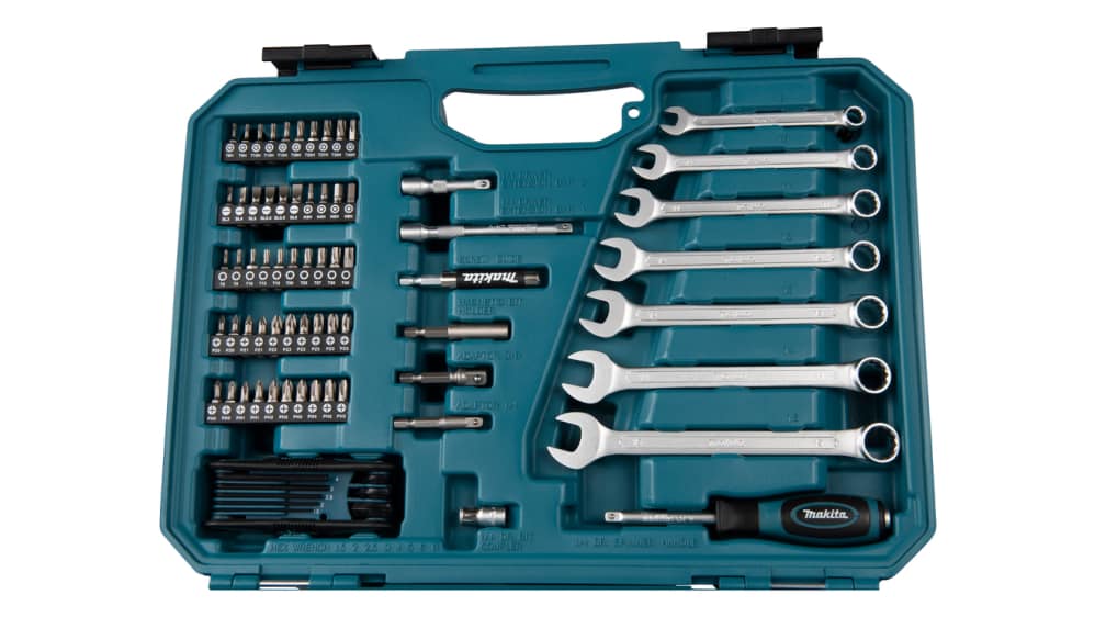 E-06616 | マキタ ドリルビットセット, 複合素材用, ねじ 21 mm, 120個