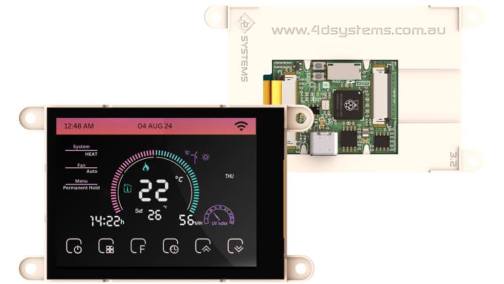 4D Systems TFT 液晶ディスプレイ gen4-RP2350-28CT 3.5 インチ はい