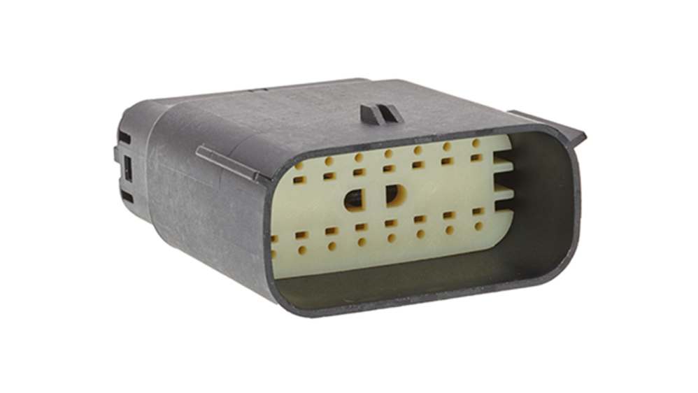 マル。ฅ゛ Molex 33482 コネクタブーツ, 16極, オス ナチュラル, 黒, ケーブル