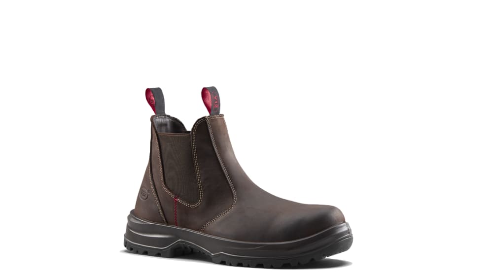 V12 Footwear 安全靴 Cotswold, 茶, ファイバーグラス メンズ 9, V2430 