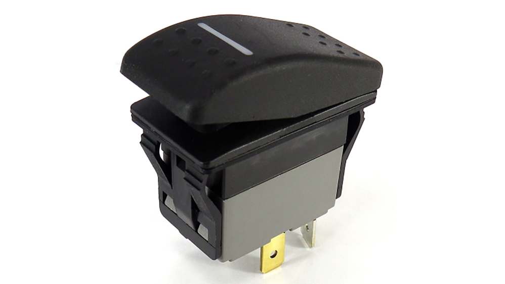 RS PRO Illuminated DPDT, On-Off-On On-Off-On Rocker Switch Panel | RS