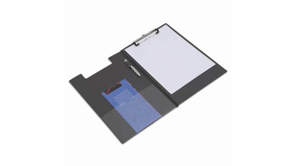 Rapesco Cartella Portablocchi A4+ Con Tasca - Nero, Per Ufficio E Scuola - Foto 10