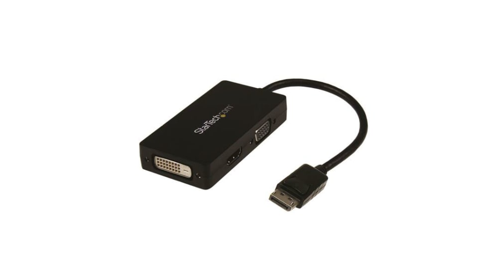 StarTech.com 3-in-1 DisplayPort Adapter - DP to VGA, DVI or HDMI Converter