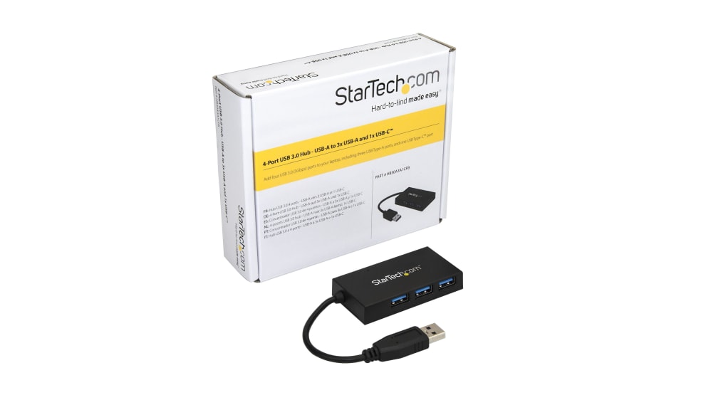 StarTech.com Hub USB de 4 Puertos - USB 3.0 de 5Gbps - Alimentado