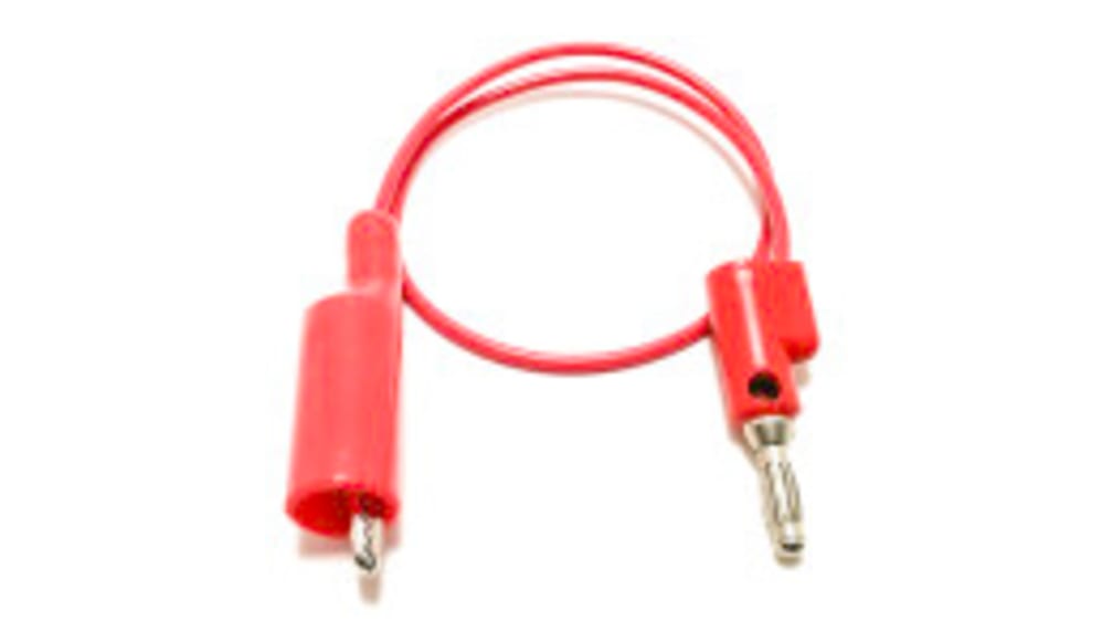 Pince crocodile rouge pour Câble de connexion électrique sur