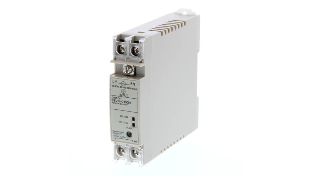 S8VS-01524 | オムロン スイッチング電源 24V dc 650mA 15W | RS S8VS-01524 | オムロン スイッチング電源 24V dc 650mA 15W | RS