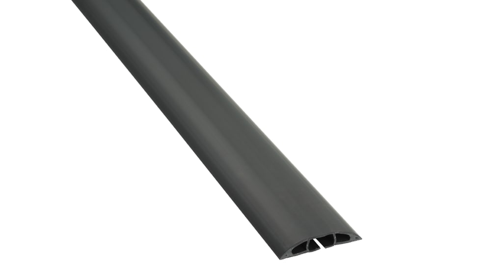 Protège câble RS PRO, Ø interne: 17mm, long. 1.8m, PVC Noir