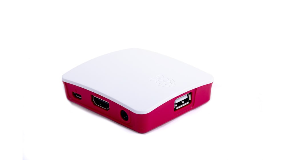 RASP 3A+ CASE RW: Boîtier pour Raspberry Pi 3 A+, raspberry - blanc chez  reichelt elektronik