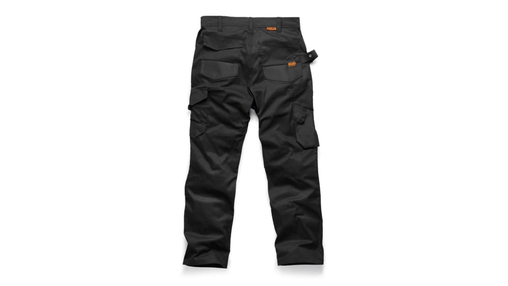 Pantalones de trabajo para Hombre, cintura 28plg, Negro
