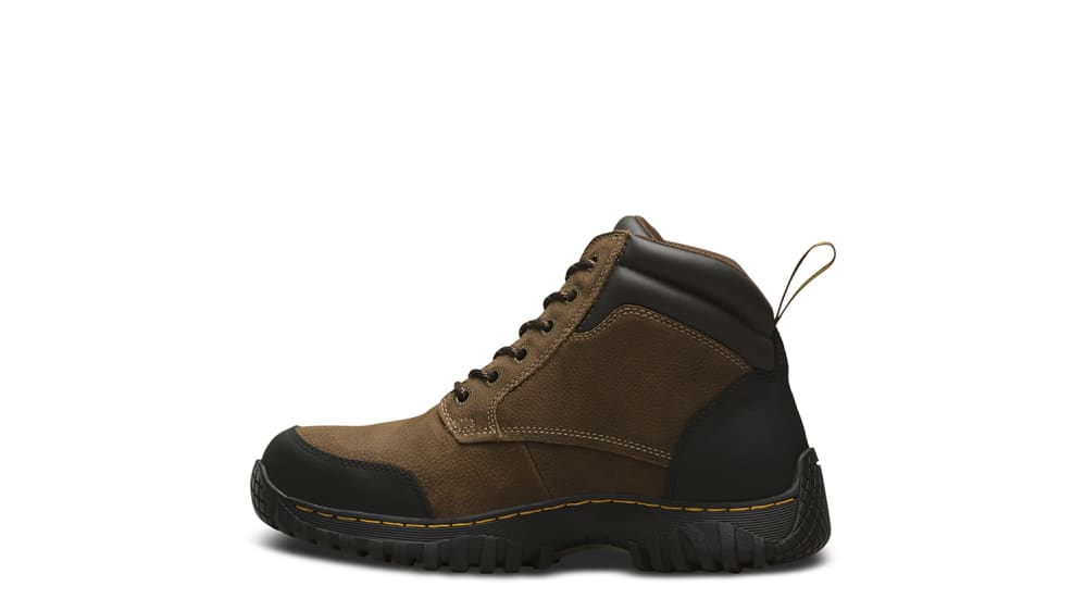 Riverton 9/43 Dr Martens Riverton Brown Steel Toe Capped Men's