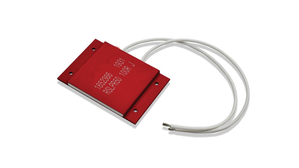 Résistance Bobinée 25W 100 Ohms - Montage Sur Châssis Aluminium, 1 Pièce Neuve