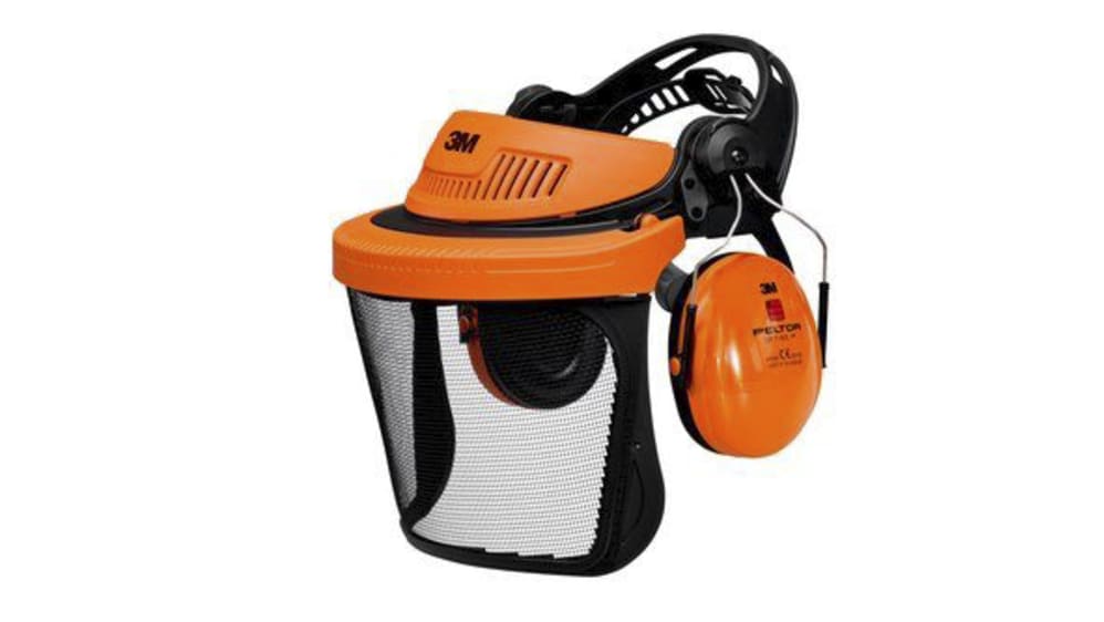 G500V5CH 3M Clear Stainless Steel Face Shield with Ear Guard