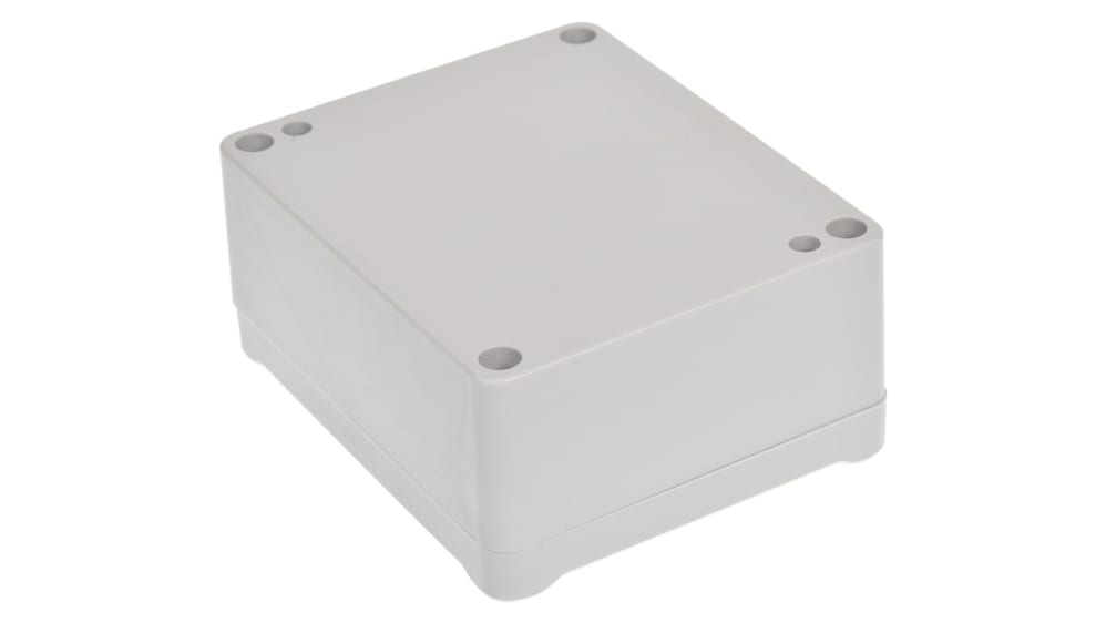 RS PRO Grey ABS Enclosure, IP67, IK09 41 mm, 89.4 mm, 74.5 mm | RS