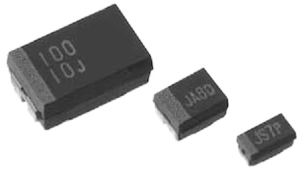 Vishay タンタルコンデンサ,68μF,16V dc,5832-27,TMCMC1C686MTRF Vishay タンタルコンデンサ,68μF,16V dc,5832-27,TMCMC1C686MTRF