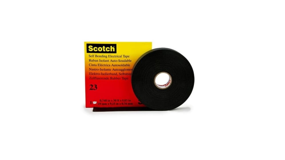 Ruban isolant en vinyle 24413-BA-6 700 Scotch®, noir, 0,75 po x 66 pi, 5  rouleaux/paquet, paquet-prime