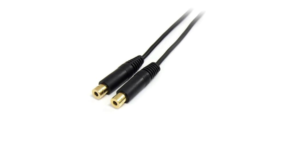 StarTech.com Female 3.5mm Stereo Jack to Male RCA x 2 Aux Cable