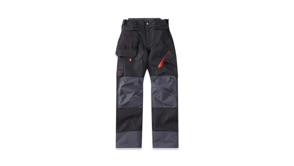 17BRASOV1472 T 38, Pantalones de trabajo para Hombre, Denim, Antiabrasión,  Algodón BRASOV 38