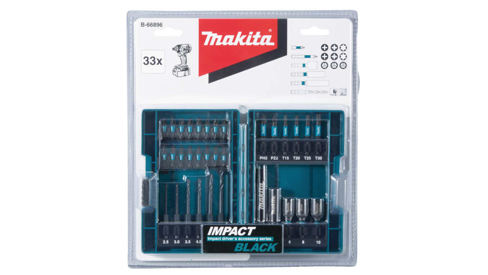 マキタ ドライバビットセット Phillips; Pozidriv; Torx PH1、PH2、PH2