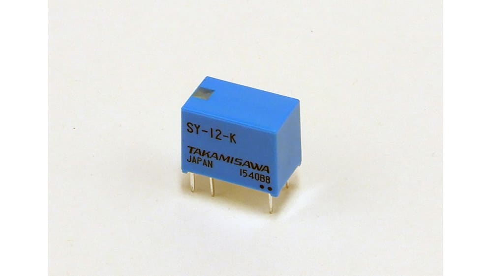 富士通 シグナルリレー, 24V dc, SPDT, スルーホール, SY-24-K | RS 富士通 シグナルリレー, 24V dc, SPDT, スルーホール, SY-24-K | RS
