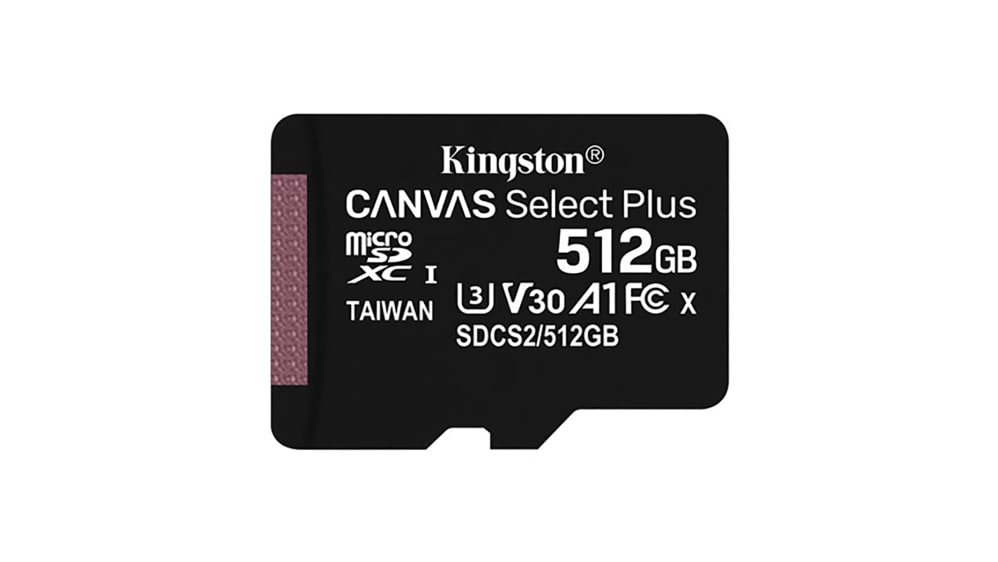 SDCS2/512GBSP Kingston 512 GB MicroSD Micro SD Card, Class 10 - Main Image
