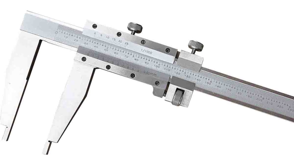 RS PRO 600mm Vernier Caliper 0.001 mm Resolution, Metric & Imperial With  UKAS Calibration