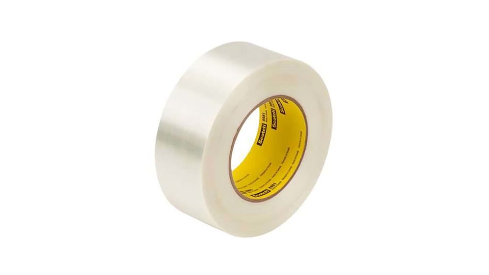 8981 19mmX50m, Cinta americana, BOPP, Fibra de vidrio 3M 8981 de color  Transparente, 19mm x 50m, grosor 0.17mm