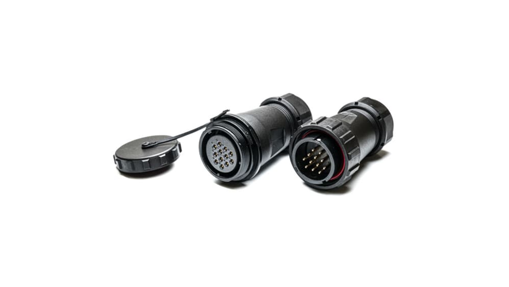 RS PRO Circular Connector, 12 Contacts, Cable, Plug, Socket, Male