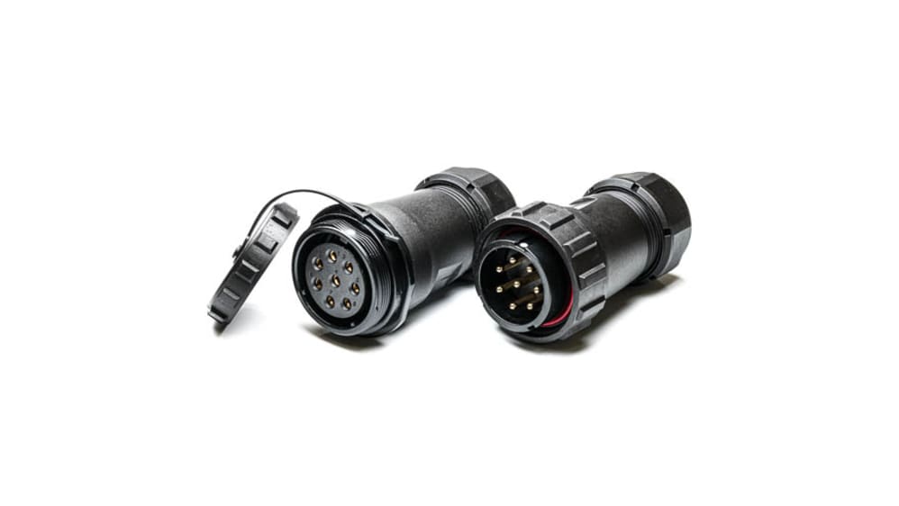RS PRO Circular Connector, 8 Contacts, Cable, Plug, Socket, Male