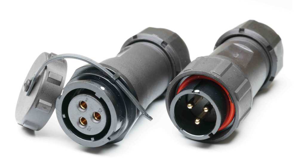 Connettore In Lega Di Zinco Per Cablaggi Industriali Connettore Alimentazione 3 Pin IP67 Impermeabile CNLINKO - Spina Maschio E Presa Femmina In Lega Di Zinco Connettore Impermeabile Cnlinko 14-12 Awg