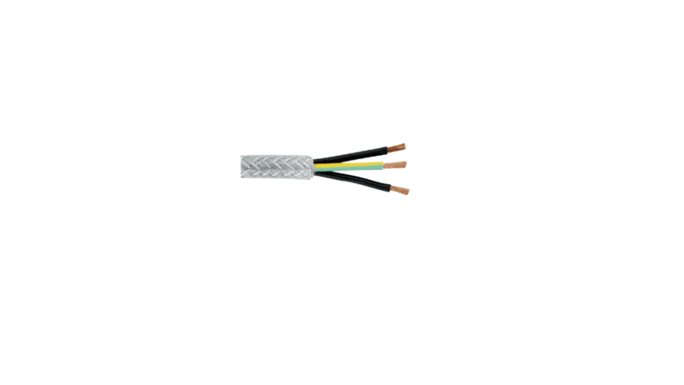 RS PRO SY Control Cable, 4 Cores 0.75mm², Screened, 100 m