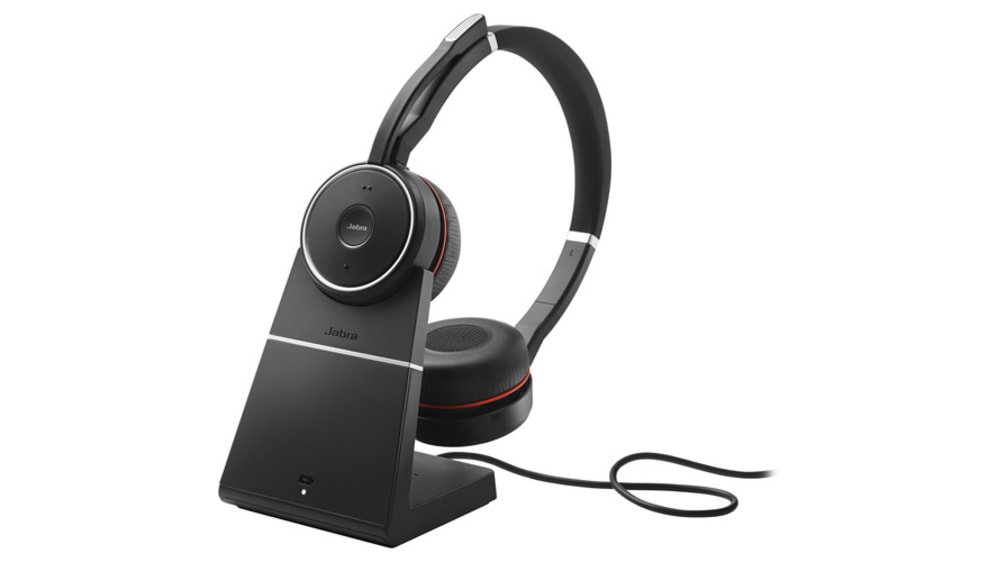 Jabra Evolve 75 Black Wireless Bluetooth On Ear Headset