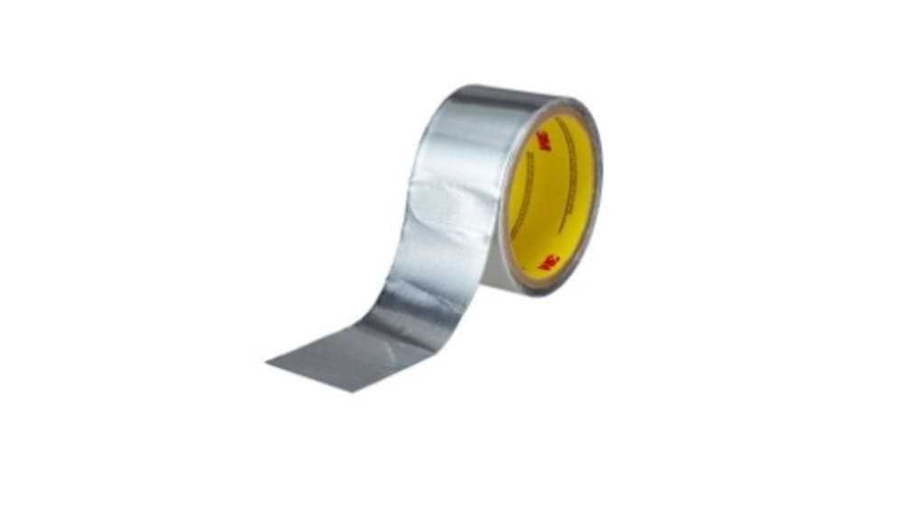 3M アルミテープ, 幅：50mm 非導電性 アルミテープ 425 50x10 | RS