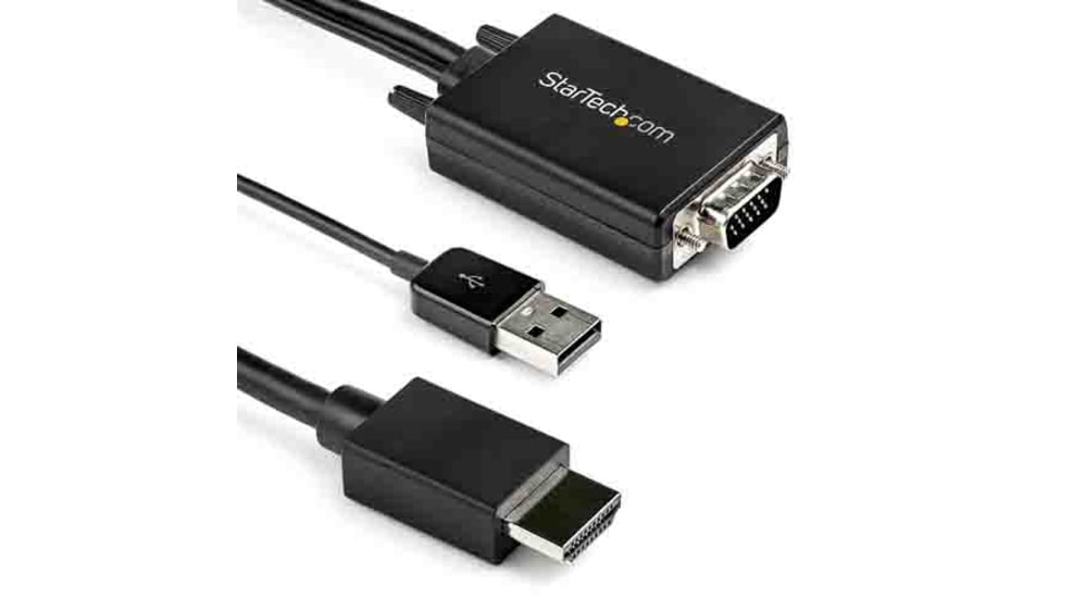 VGA2HDMM2M StarTech 2 port HDMI to VGA Video Converter 2m Length 1920 x 1080 Maximum Resolution RS