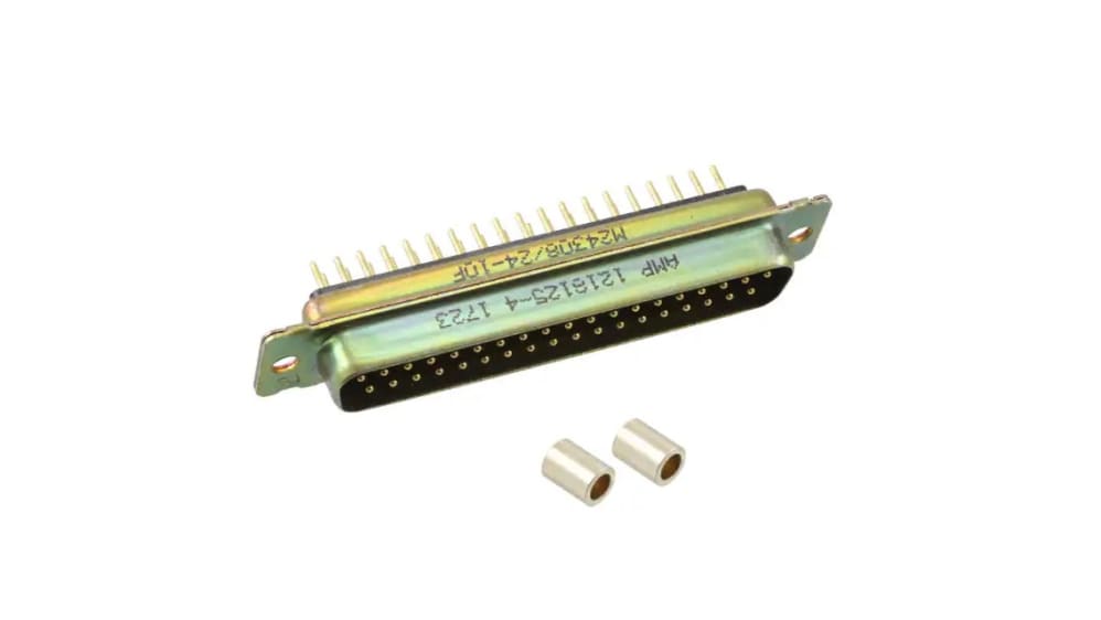 Amphenol India D-subコネクタ M24308, 37極 ペンタイプナイフ 2.77 mm