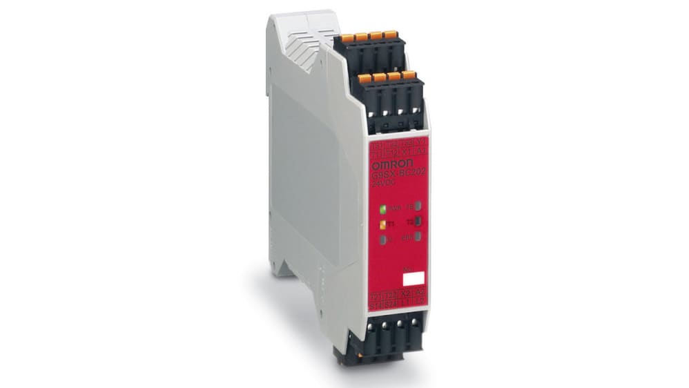 オムロン セーフティリレー, 24V dc, 安全接点:2, タイム オムロン セーフティリレー, 24V dc, 安全接点:2, タイム