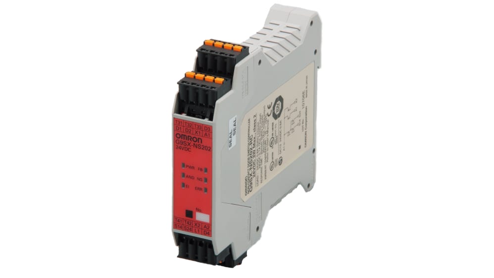 オムロン セーフティリレー, 24V, 安全接点:2, 安全スイッチ オムロン セーフティリレー, 24V, 安全接点:2, 安全スイッチ
