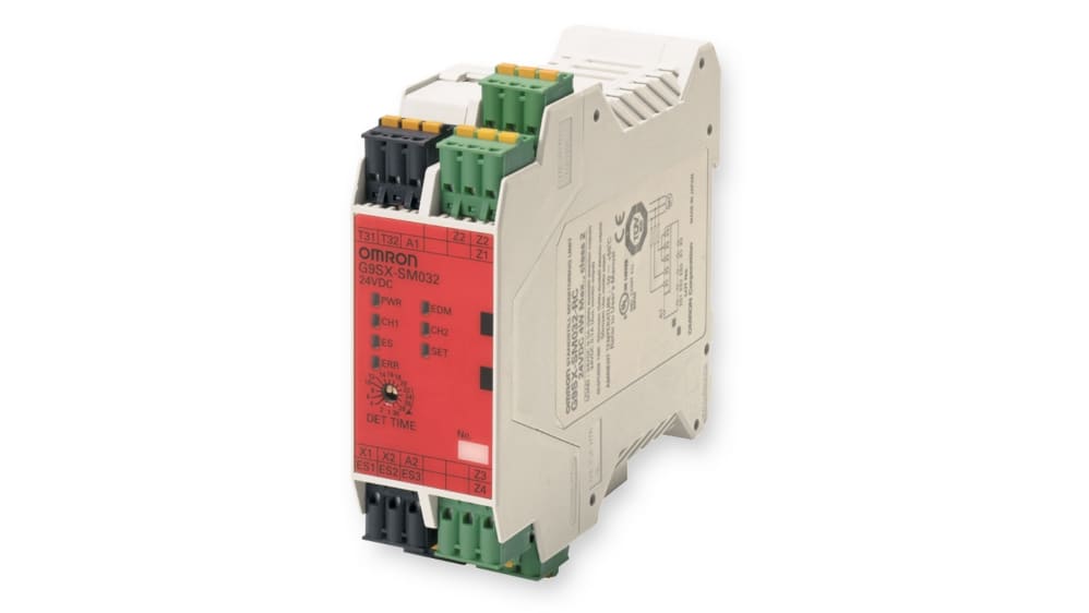 オムロン セーフティリレー, 24V dc, 速度 / 停止状態の監視 オムロン セーフティリレー, 24V dc, 速度 / 停止状態の監視