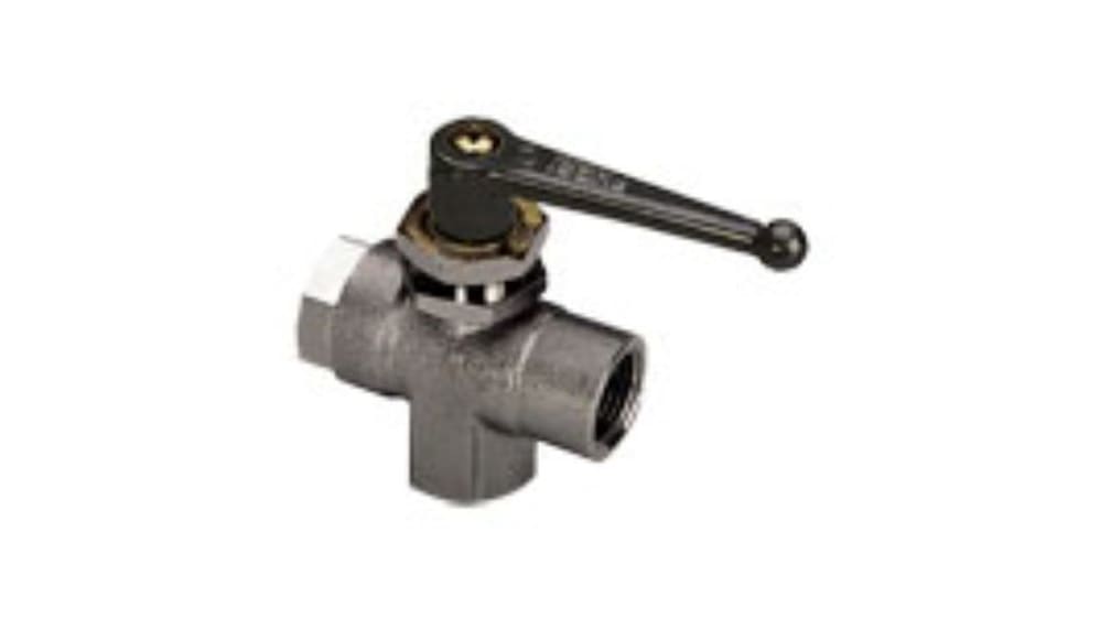 レグリス ボールバルブ, ネジ, 1/4インチ, ニッケルめっき真鍮