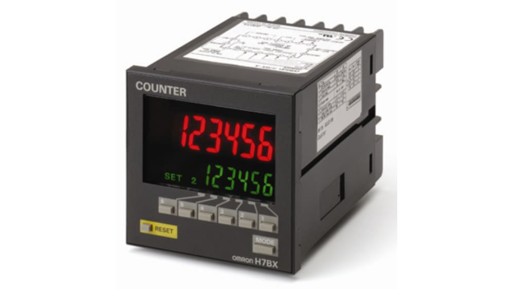H7BX-A | オムロン カウンタ カウンタ, 6 桁, 240 V ac, 30Hz 7 H7BX-A | オムロン カウンタ カウンタ, 6 桁, 240 V ac, 30Hz 7