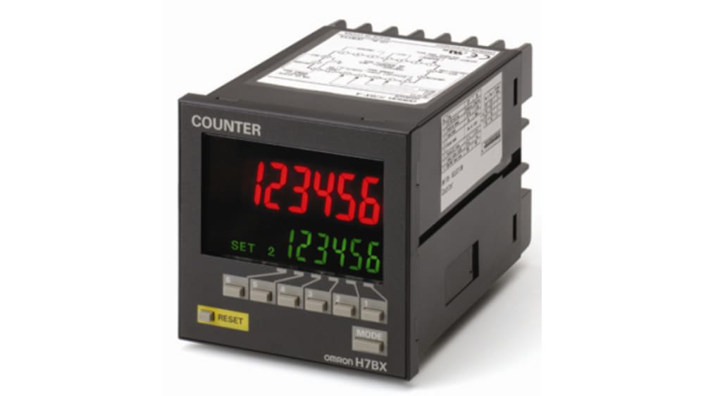 H7BX-AD1 | オムロン カウンタ カウンタ, 6 桁, 240 V ac, 30Hz H7BX-AD1 | オムロン カウンタ カウンタ, 6 桁, 240 V ac, 30Hz