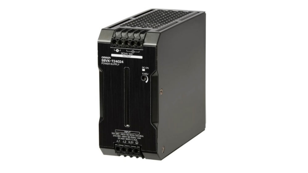 S8VK-T24024-400 | オムロン スイッチング電源 24V dc 10A 240W | RS S8VK-T24024-400 | オムロン スイッチング電源 24V dc 10A 240W | RS