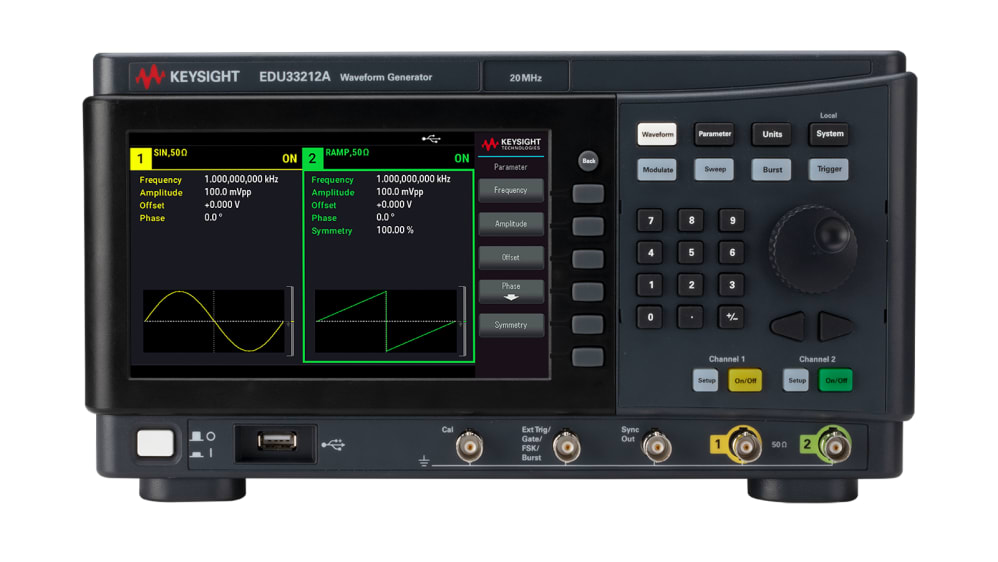EDU33212A | Keysight Technologies 2ch 任意波形発生器, 20MHz