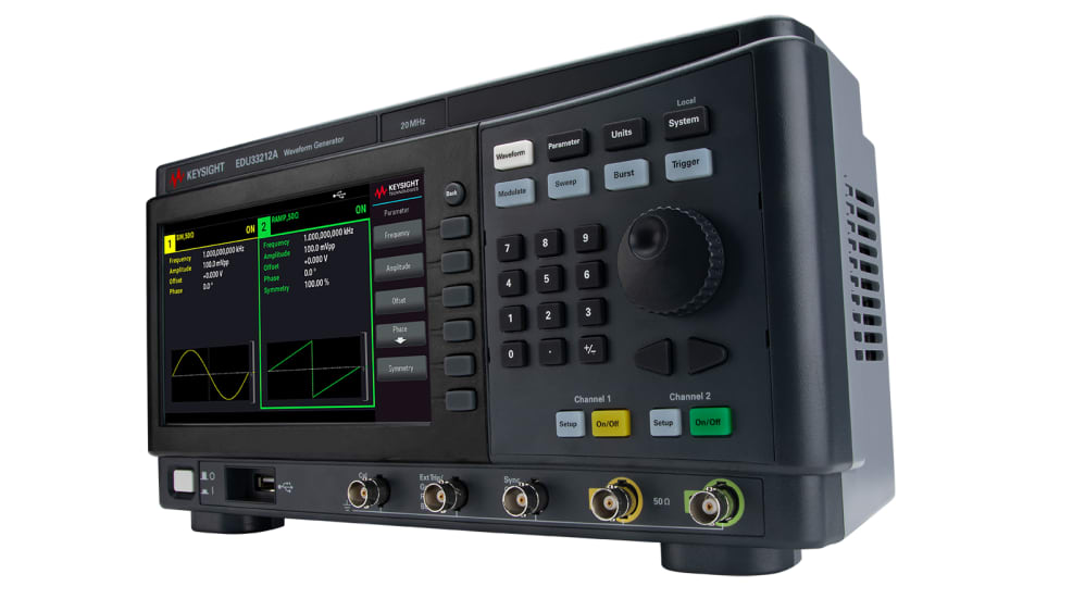 EDU33212A | Keysight Technologies 2ch 任意波形発生器, 20MHz