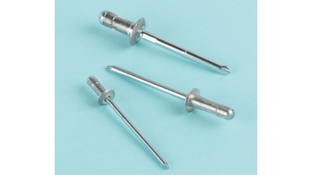 Gesipa Remaches Ciegos Aluminio/Acero Cabeza Grande 4,8 X 18 K 14 Mm