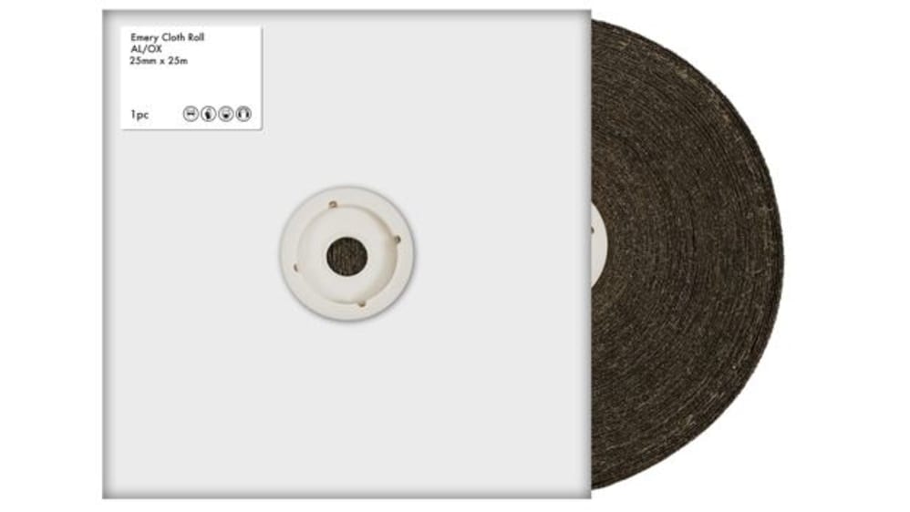 RS PRO 80 Grit Medium Sandpaper Roll 25m x 25mm RS