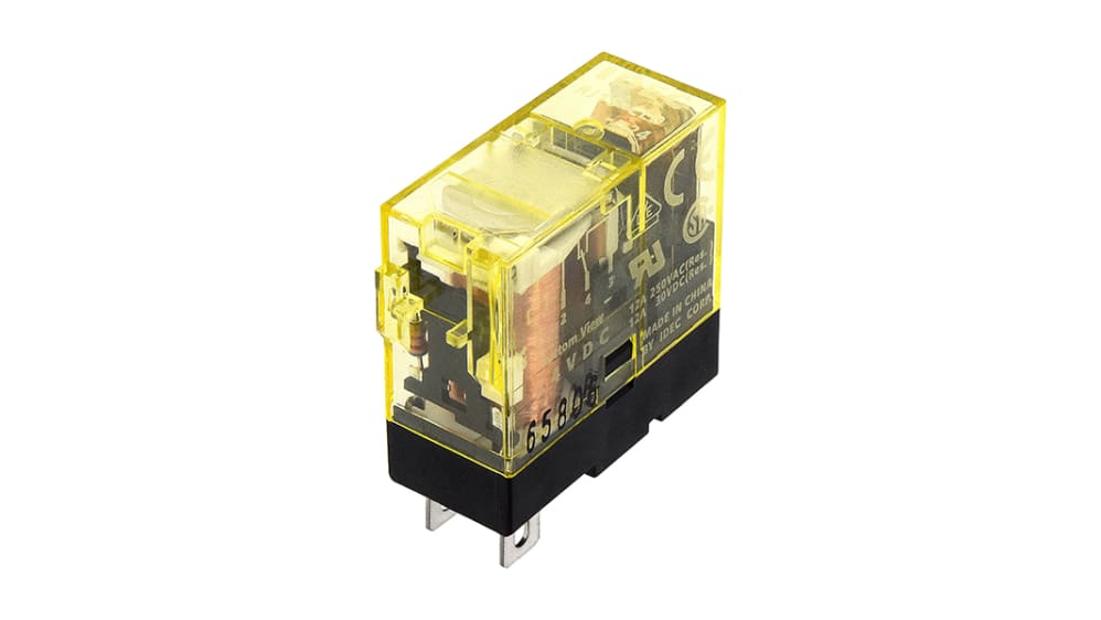 Rơ le IDEC RV8H-S-AD24 24VAC/DC 6A 5 chân tròn